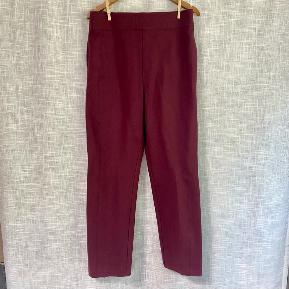 SPANX Perfect Slim Straight Leg Pants in Chianti